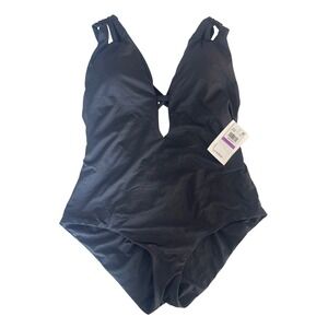 Becca Black‎ Women's One Piece Swimsuit Size XL